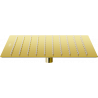 Mexen Slim soffione doccia 25 x 25 cm, oro - 79125-50