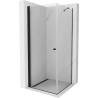 Mexen Pretoria cabine de douche pivotante 100 x 100 cm, transparent, noir - 852-100-100-70-00