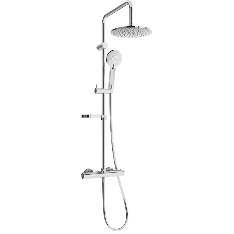 Mexen KX40 surve komplekt katusevihmaga ja termostaatiline kraan, kroom - 771504091-00
