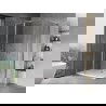 Mexen Mist L Duo Duschkabine schwenkbar 100 x 90 cm, transparent, Chrom - 8A4L-100-090-01-00