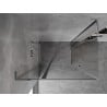 Mexen Mist L Duo shower enclosure hinged 115 x 110 cm, transparent, chrome - 8A4L-115-110-01-00
