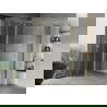 Mexen Mist L Duo Duschkabine schwenkbar 120 x 90 cm, transparent, gold - 8A4L-120-090-50-00