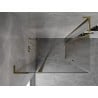 Mexen Mist L Duo shower enclosure 110 x 105 cm, transparent, gold - 8A4L-110-105-50-00