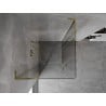 Mexen Mist L Duo kabina prysznicowa uchylna 110 x 110 cm, transparent, złota - 8A4L-110-110-50-00