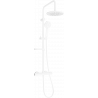 Mexen KX40 Aufputz-Duschset mit Regenbrause und Thermostatbatterie, weiß - 771504091-20