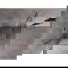 Mexen Mist L Duo Duschkabine schwenkbar 90 x 90 cm, transparent, gebürstetes Kupfer - 8A4L-090-090-65-00