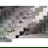 Mexen Mist L Duo Duschkabine aufklappbar 105 x 100 cm, transparent, gebürstetes Kupfer - 8A4L-105-100-65-00