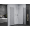 Mexen Pretoria Duo scharnierbare douchecabine 100 x 100 cm, transparant, chroom - 852-100-100-02-00