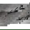 Mexen Mist L Duo Duschkabine schwenkbar 120 x 100 cm, transparent, schwarz - 8A4L-120-100-70-00