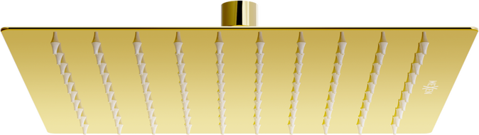 Mexen Slim takdusch 25 x 25 cm, guld - 79125-50