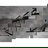 Mexen Mist L Duo Duschkabine zum Öffnen 105 x 90 cm, schwarzes Gitter, schwarz - 8A4L-105L-090P-70-77