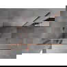 Cabine de douche pivotante Mexen Mist T 120 x 100 cm, transparent, cuivre brossé - 8A4T-120-100-65-00