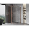 Mexen Mist T Nihajna pršni kabinet 85 x 110 cm, prozoren, brušeni baker - 8A4T-085-110-65-00