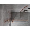 Mexen Mist T Nihajna pršni kabinet 85 x 110 cm, prozoren, brušeni baker - 8A4T-085-110-65-00