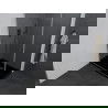 Mexen Pretoria douchecabine draaibaar 100 x 70 cm, grafiet, chroom + douchebak Flat, zwart - 852-100-070-01-40-4070