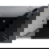 Mexen Pretoria douchecabine draaibaar 100 x 70 cm, grafiet, chroom + douchebak Flat, zwart - 852-100-070-01-40-4070