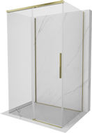 Mexen Rox-3S tuš kabina s tri klizna zida 110 x 100 cm, prozirna, zlatna - 8C2-110-100-50-00-3S
