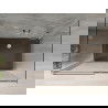 Mexen Omega kabina prysznicowa 3-ścienna, rozsuwana 100 x 80 cm, transparent, chrom + brodzik Flat - 825-100-080-01-00-3s-4070