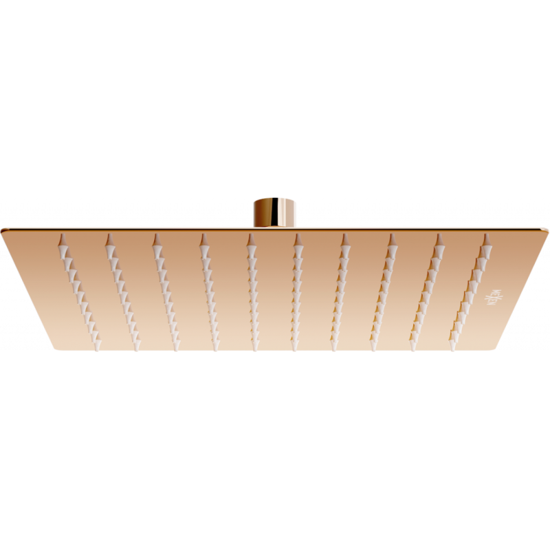 Mexen Slim deszczownica 25 x 25 cm, różowe złoto - 79125-60