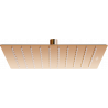 Mexen Slim deszczownica 25 x 25 cm, różowe złoto - 79125-60