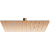 Mexen Slim regendouche 25 x 25 cm, roze goud - 79125-60