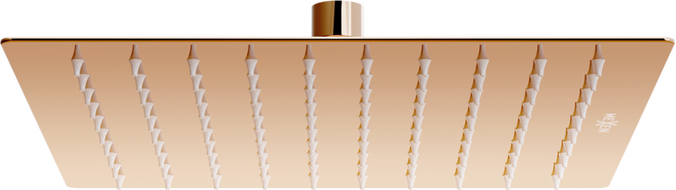 Mexen Slim regendouche 25 x 25 cm, roze goud - 79125-60