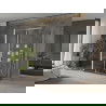 Mexen Omega kabina prysznicowa 3-ścienna, rozsuwana 120 x 80 cm, transparent, chrom + brodzik Flat - 825-120-080-01-00-3s-4070