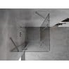 Mexen Mist H Duo Duschkabine, schwenkbar 75 x 75 cm, transparent, Chrom - 8A5-075L-075P-01-00