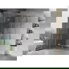 Mexen Mist H Duo Duschkabine, schwenkbar, 100 x 100 cm, transparent, Chrom - 8A5-100L-100P-01-00