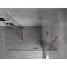 Mexen Mist-H Duo Right Hinged Shower Enclosure 80 x 95 cm, Transparent, Chrome - 8A5-080L-095P-01-00