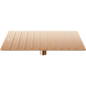 Mexen Slim deszczownica 25 x 25 cm, różowe złoto - 79125-60