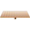 Mexen Slim regendouche 25 x 25 cm, roze goud - 79125-60
