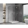 Mexen Mist-H Duo kabina za tuš s dvostrukim vratima desna 75 x 120 cm, prozirna, krom - 8A5-075L-120P-01-00
