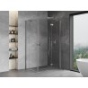 Mexen Mist-H Duo kabina za tuš s dvostrukim vratima desna 75 x 120 cm, prozirna, krom - 8A5-075L-120P-01-00
