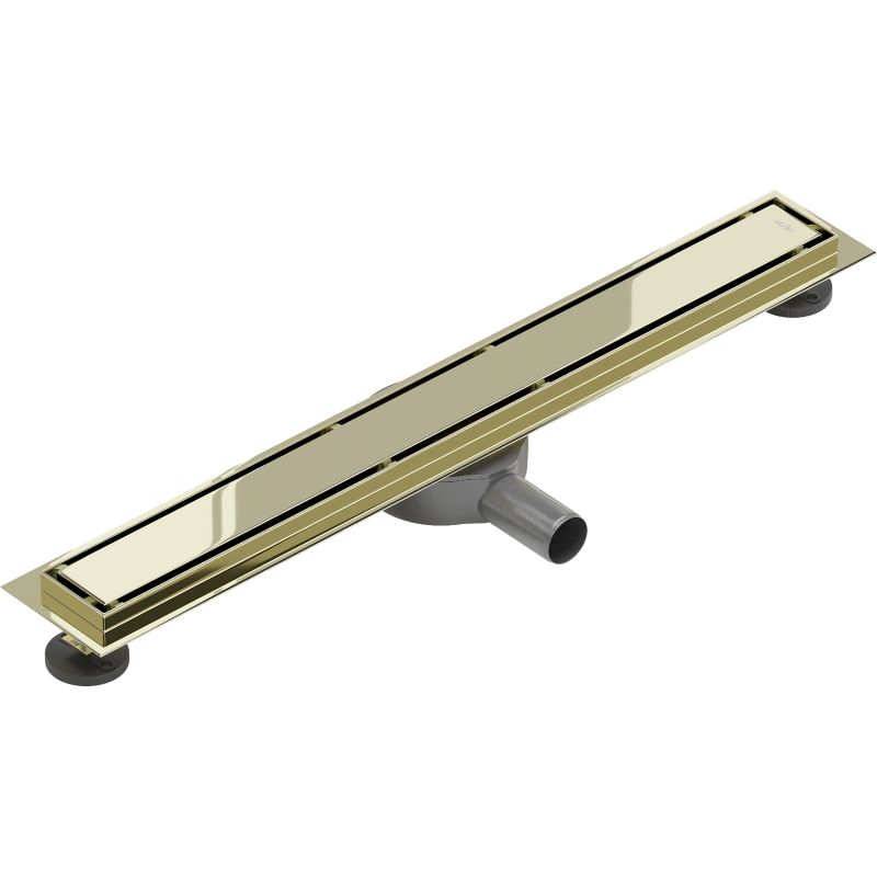 Mexen Flat 360° M13 2-in-1 draaibare lineaire afvoer 50 cm, goud - 1510050-40
