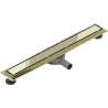 Mexen Flat 360° M13 drehbarer linearer Ablauf 2in1 50 cm, gold - 1510050-40