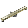 Mexen Flat 360° M13 drehbarer linearer Ablauf 2in1 50 cm, gold - 1510050-40