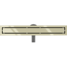 Mexen Flat 360° M13 2-in-1 draaibare lineaire afvoer 50 cm, goud - 1510050-40