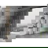 Mexen Mist H Duo Duschkabine schwenkbar 115 x 120 cm, transparent, chrom - 8A5-115L-120P-01-00
