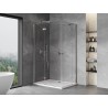 Mexen Mist-H Duo tuš kabina s otvarajućim vratima lijeva 110 x 90 cm, prozirna, krom - 8A5-110L-090P-01-00