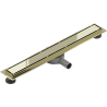 Mexen Flat 360° M13 Rotationslinienablauf 2-in-1 60 cm, Gold - 1510060-40