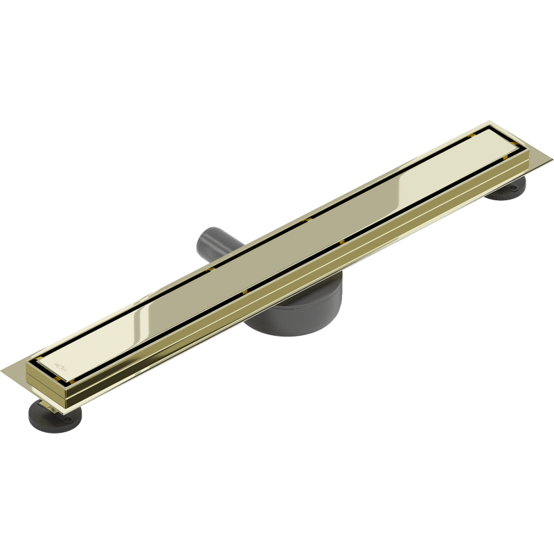 Mexen Flat 360° M13 escoamento linear rotativo 2 em 1 60 cm, dourado - 1510060-40