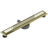 Mexen Flat 360° M13 Rotationslinienablauf 2-in-1 60 cm, Gold - 1510060-40