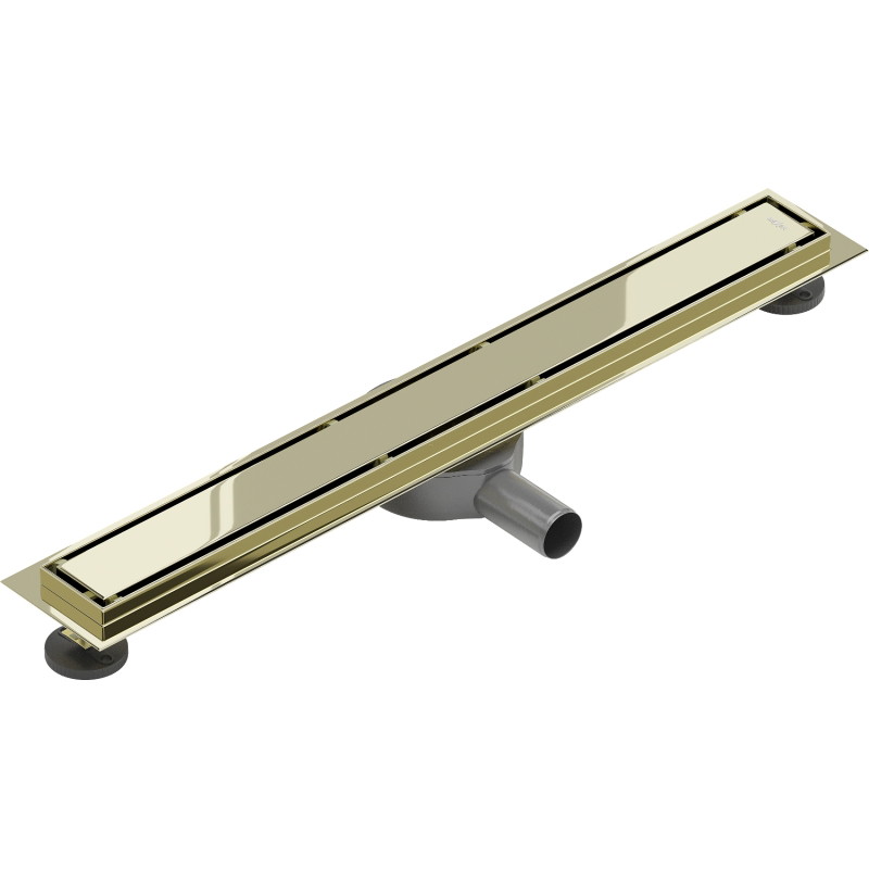 Mexen Flat 360° M13 draaibare lineaire afvoer 2-in-1 70 cm, goud - 1510070-40