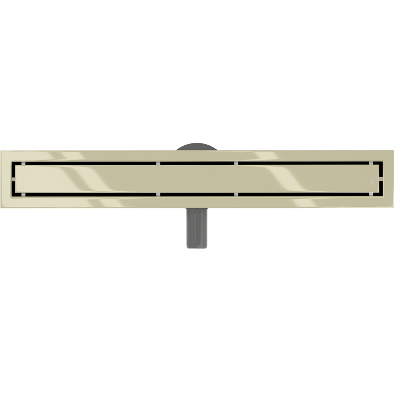 Mexen Flat 360° M13 drehbarer 2-in-1 Linienablauf 70 cm, gold - 1510070-40
