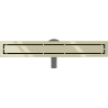 Mexen Flat 360° M13 Drehbarer Linienabfluss 2-in-1 70 cm, Gold - 1510070-40