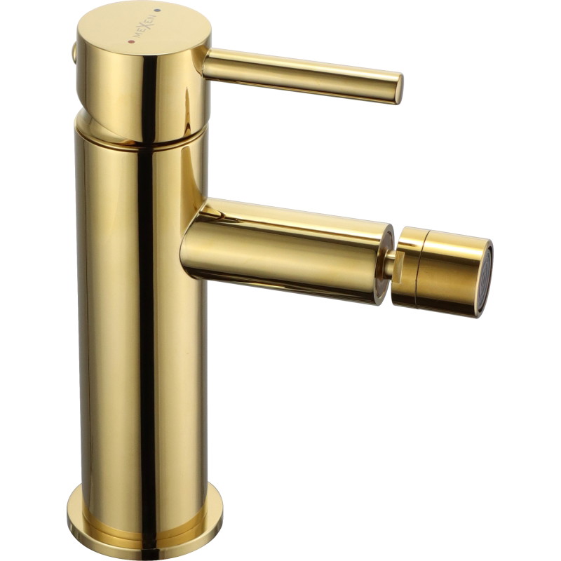 Mexen Elba grifo de bidé dorado - 74120-50