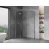 Mexen Mist-H Duo lijeva staklena tuš kabina 100 x 80 cm, prozirna, krom - 8A5-100L-080P-01-00