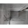 Mexen Mist-H Duo cabine de douche pivotante gauche 105 x 75 cm, transparent, chrome - 8A5-105L-075P-01-00