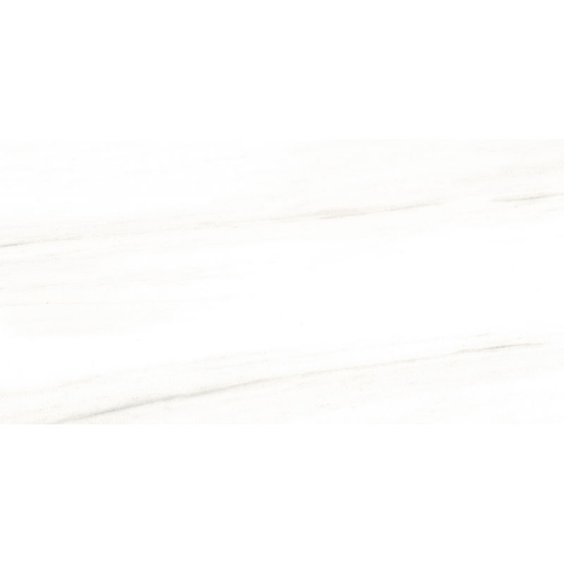 Mexen Lasa Muestra blanca de gres esmaltado rectificado G1, baldosa para suelo y pared 120 x 60 cm, brillo - TL103-00-S